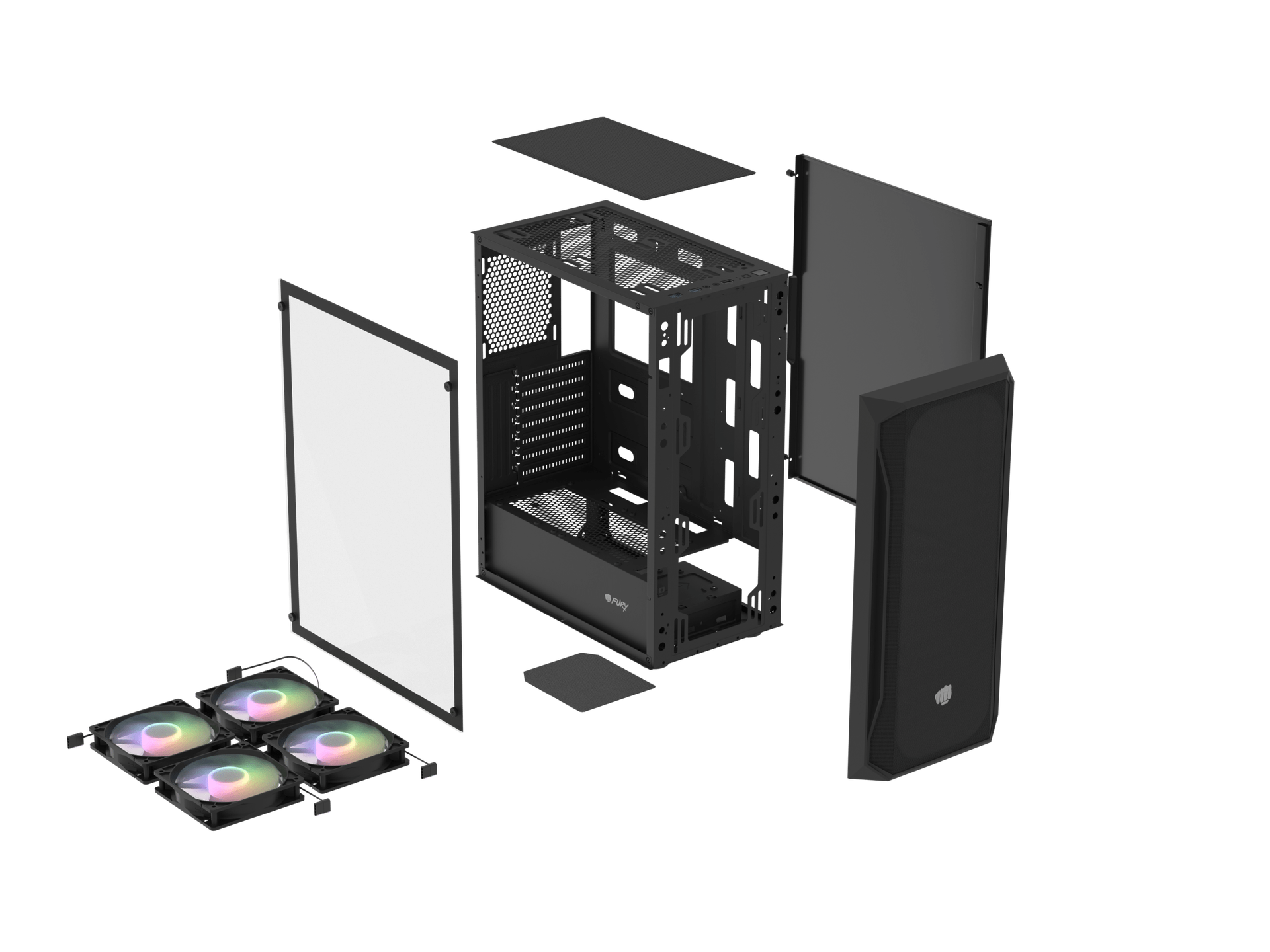 Fury SH4F RGB Black NFO-2154