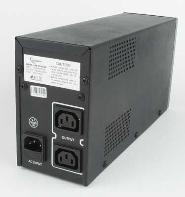 Gembird UPS 650VA Line-in 2x IEC C13 UPS-PC-652A
