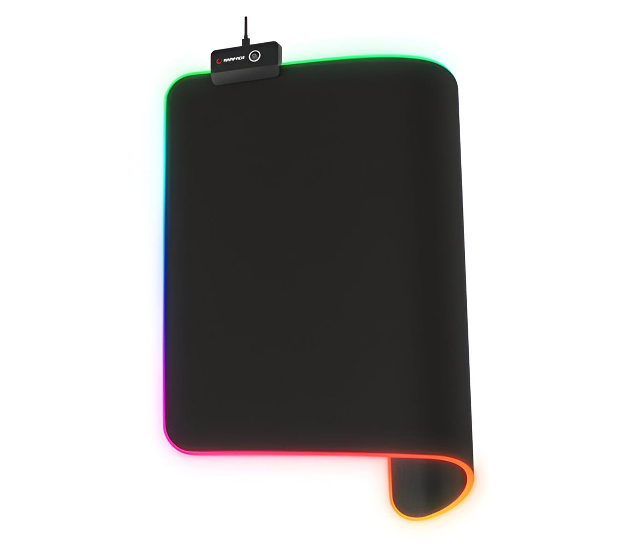 Rampage BLITZ LED RGB 252x328x3 mm czarna MP-23