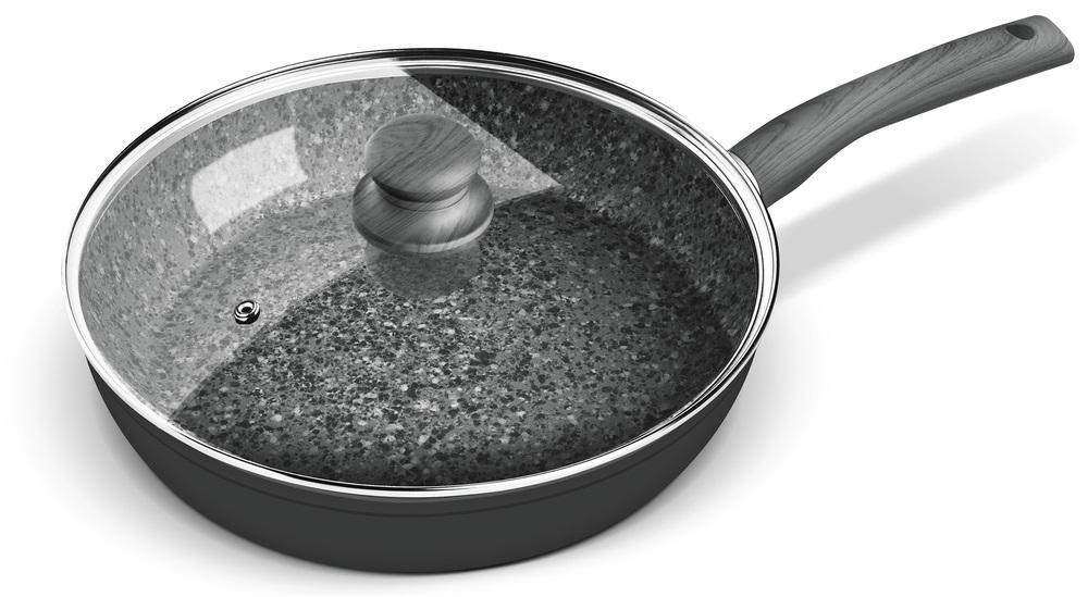 Lamart PATELNIA Z POKRYWĄ FLINT 28 CM FLINT LT1176