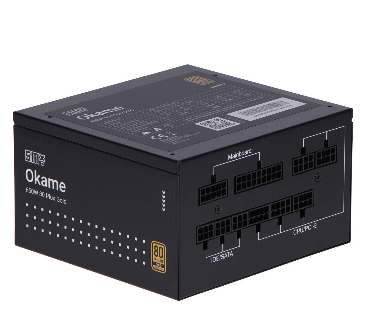 SMX Okame M2 650W 80 Plus Gold EU SMX-PSU-650W-M2-G