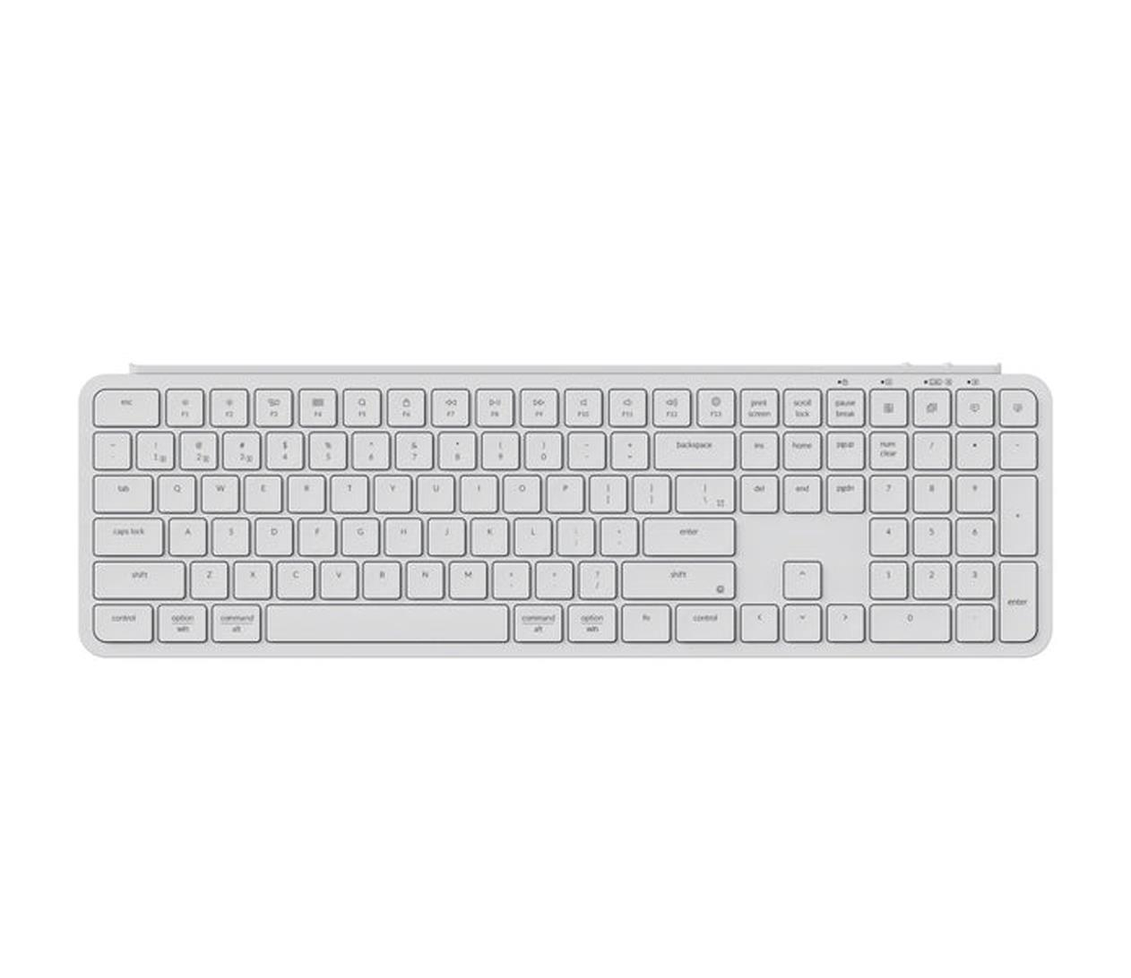 Keychron B6 Pro Ultra Slim Bluetooth FullSize Ivory White B6P-K8