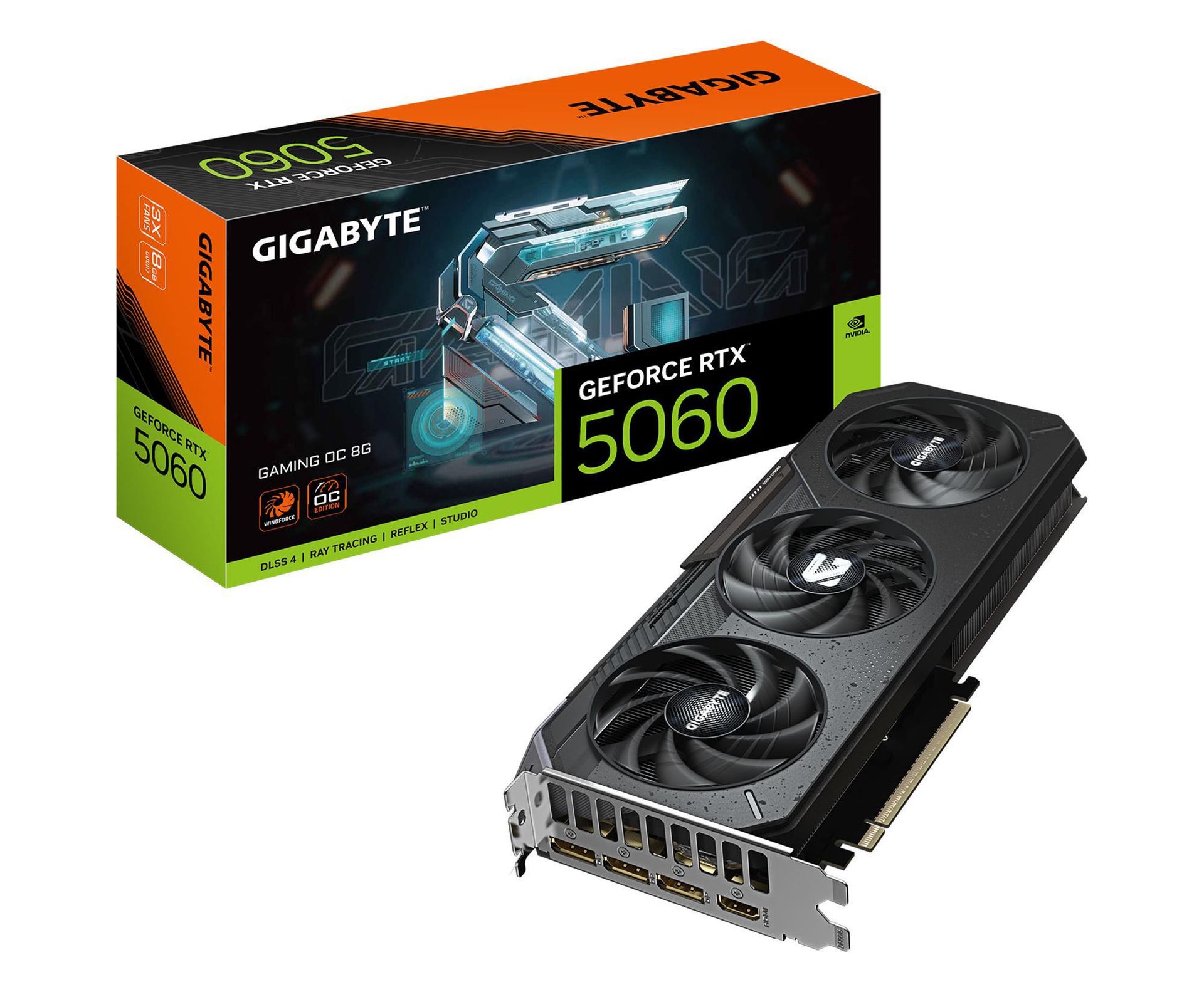 Gigabyte GeForce RTX 5060 Gaming OC 8GB GDDR7 DLSS4 GV-N5060GAMING OC-8GD