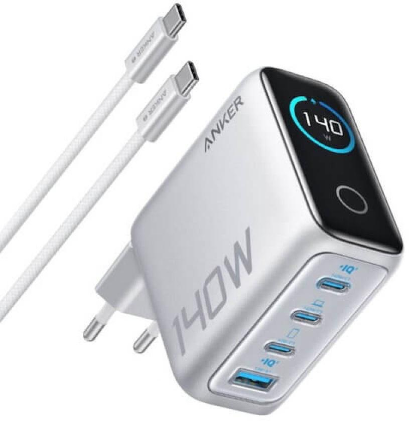 Anker Charger 140W PD 3.1 USB-C Cable Europe excluded UK plug)