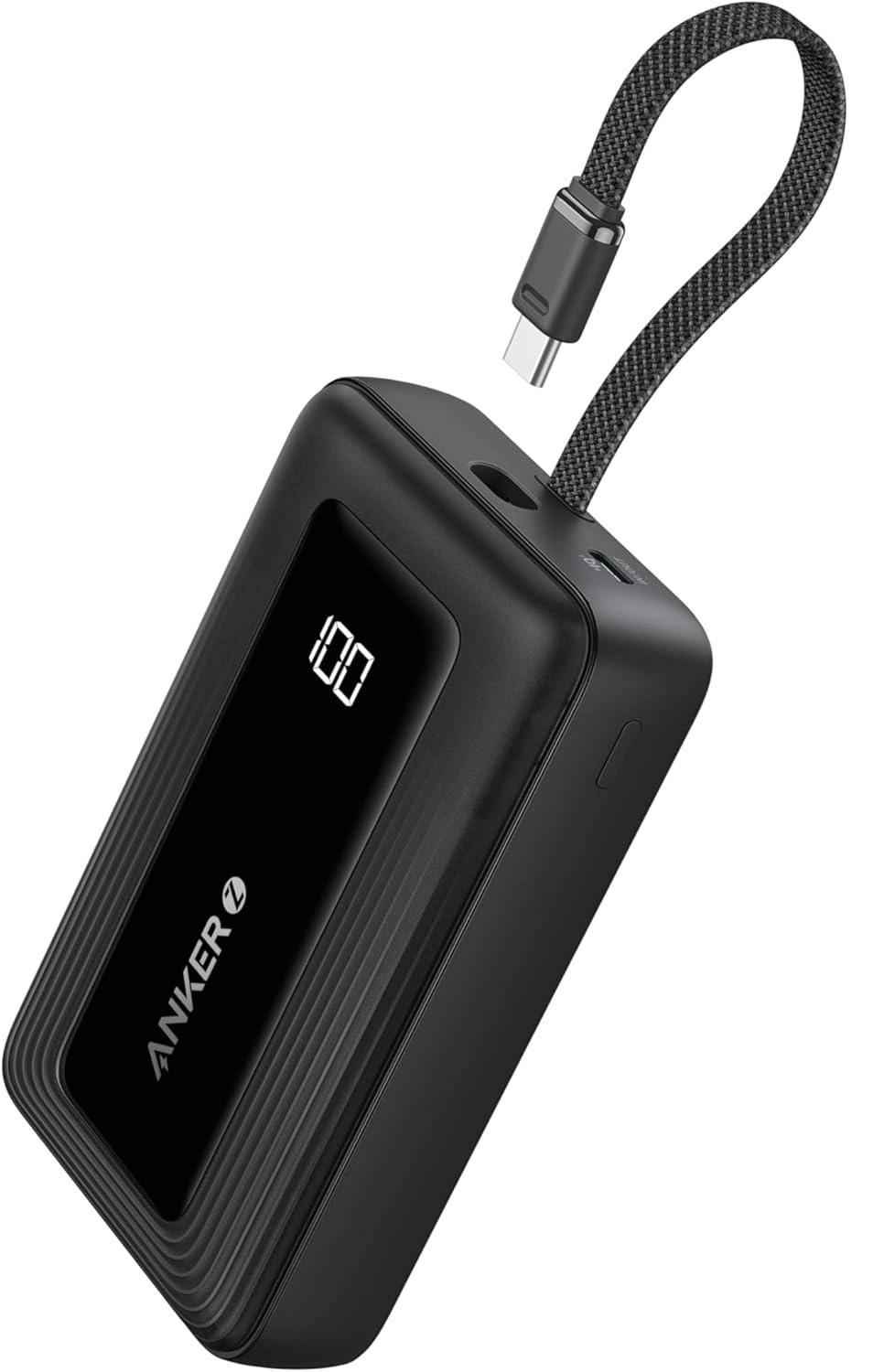 Anker Power Bank 20000mAh 30W USB-C Cable black