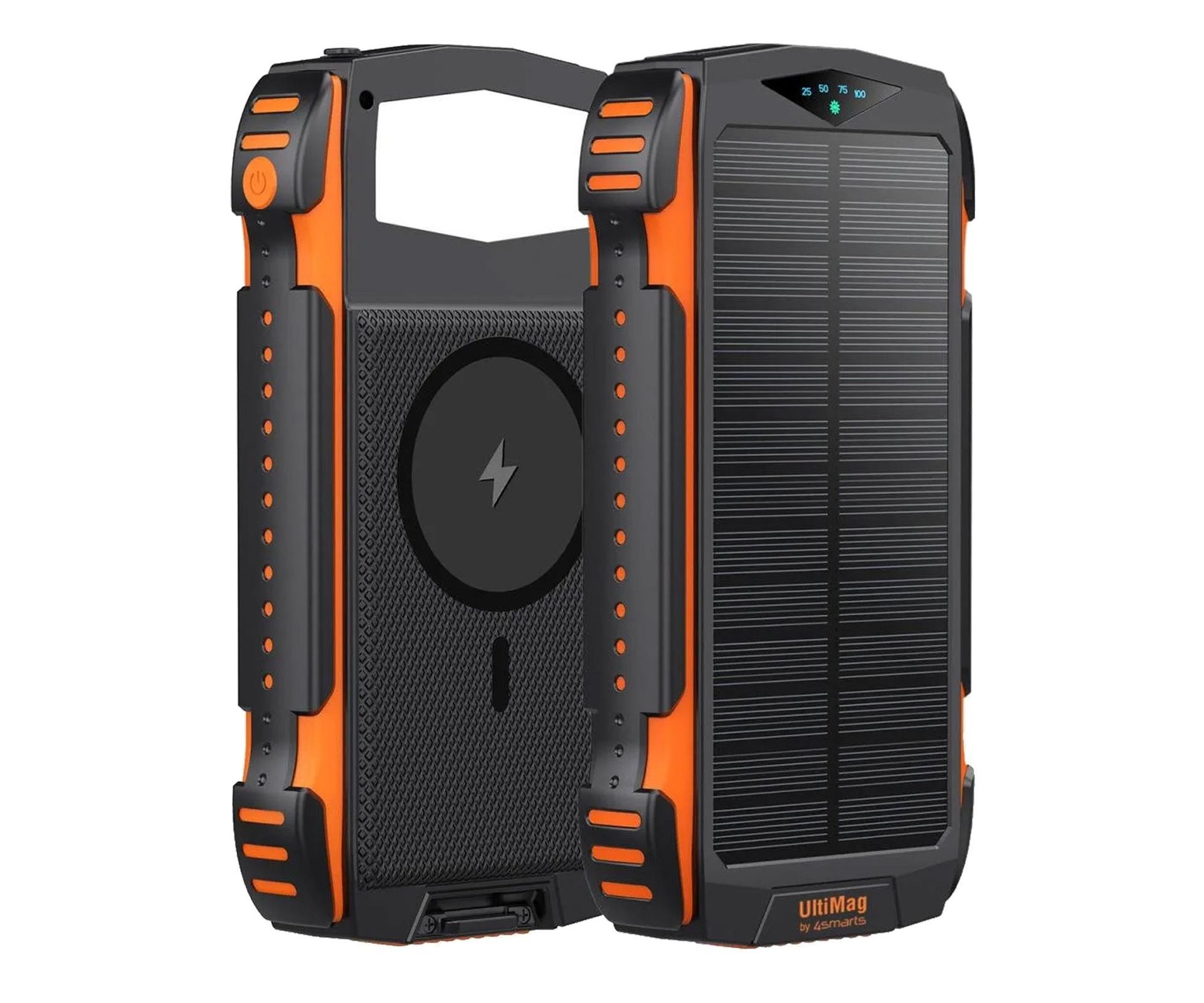 4smarts Powerbank Solarny TitanPack Rugged UltiMag 20000mAh black