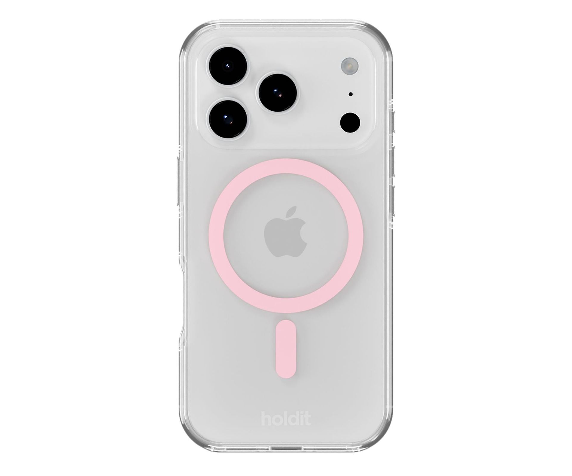 Holdit MagSafe Case iPhone 17 Pro Max Pink/Transparent