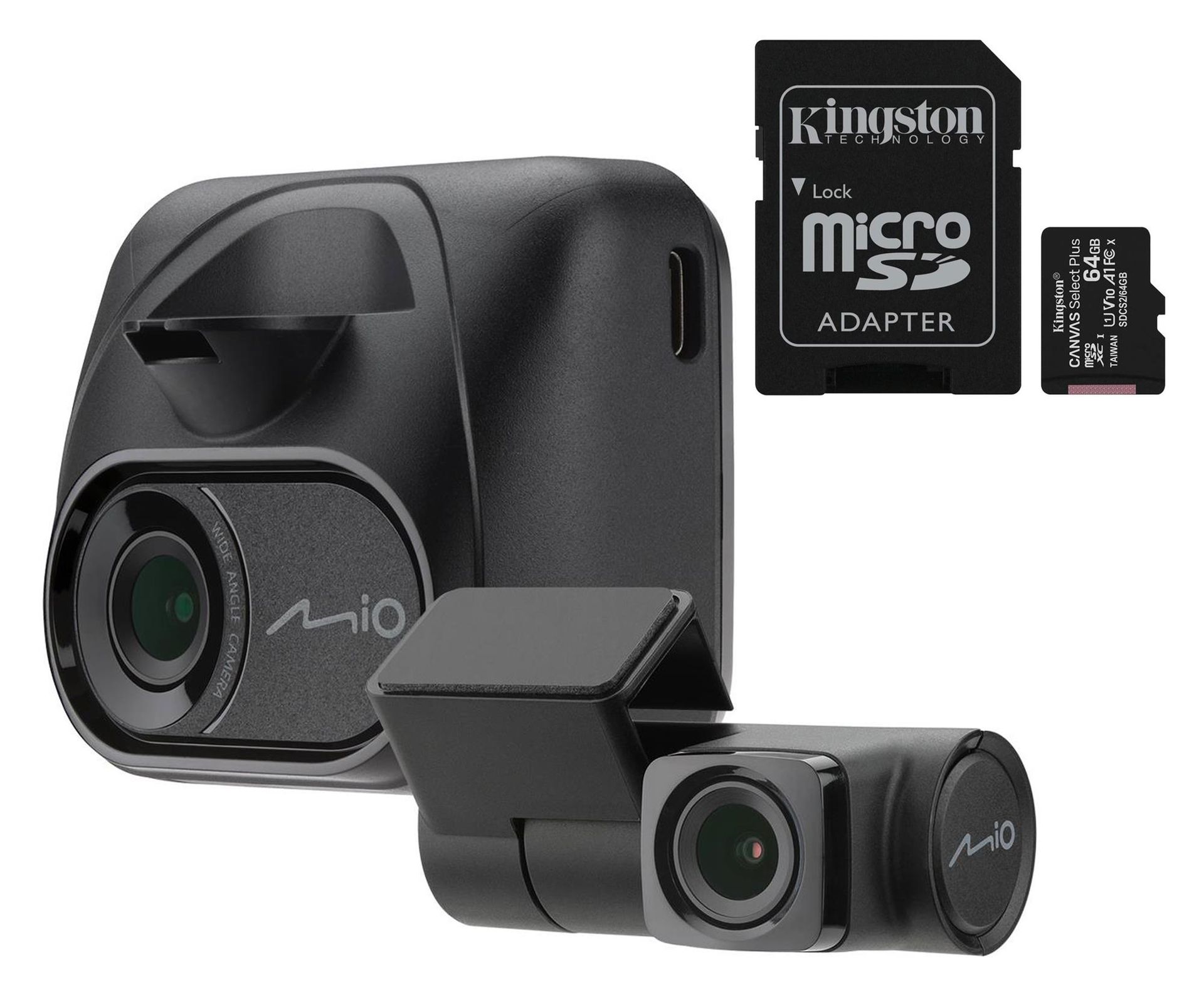 Mio MiVue C595WD Dual HDR Full HD/140/WiFi/GPS + karta 64GB