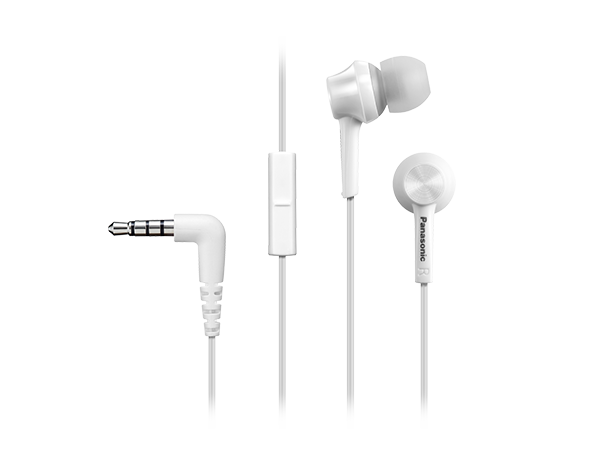 Panasonic SŁUCHAWKI DOUSZNE RP-TCM105E-W Białe