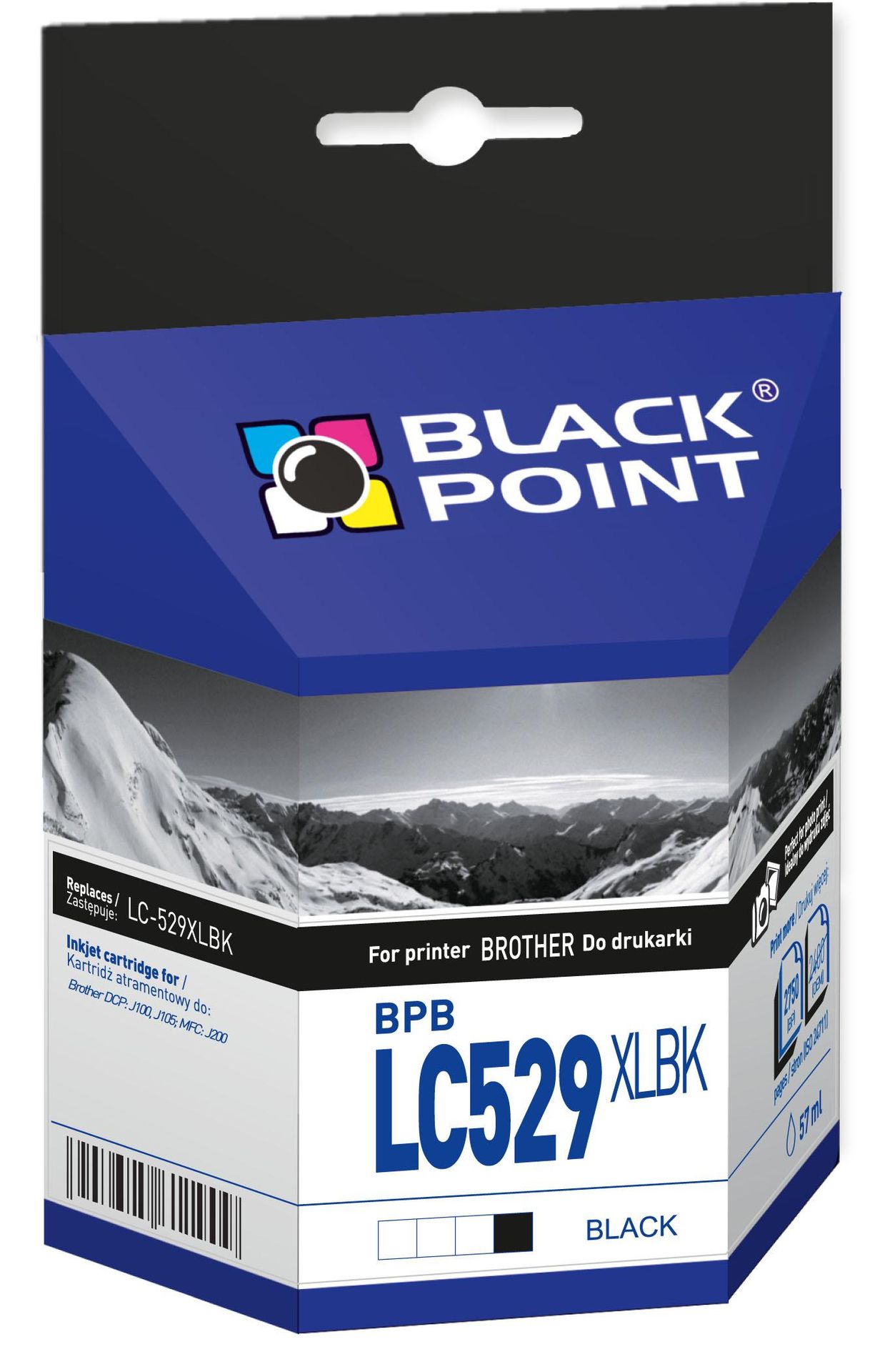Black Point Tusz BPBLC529XLBK Zamiennik Brother LC529XLBK