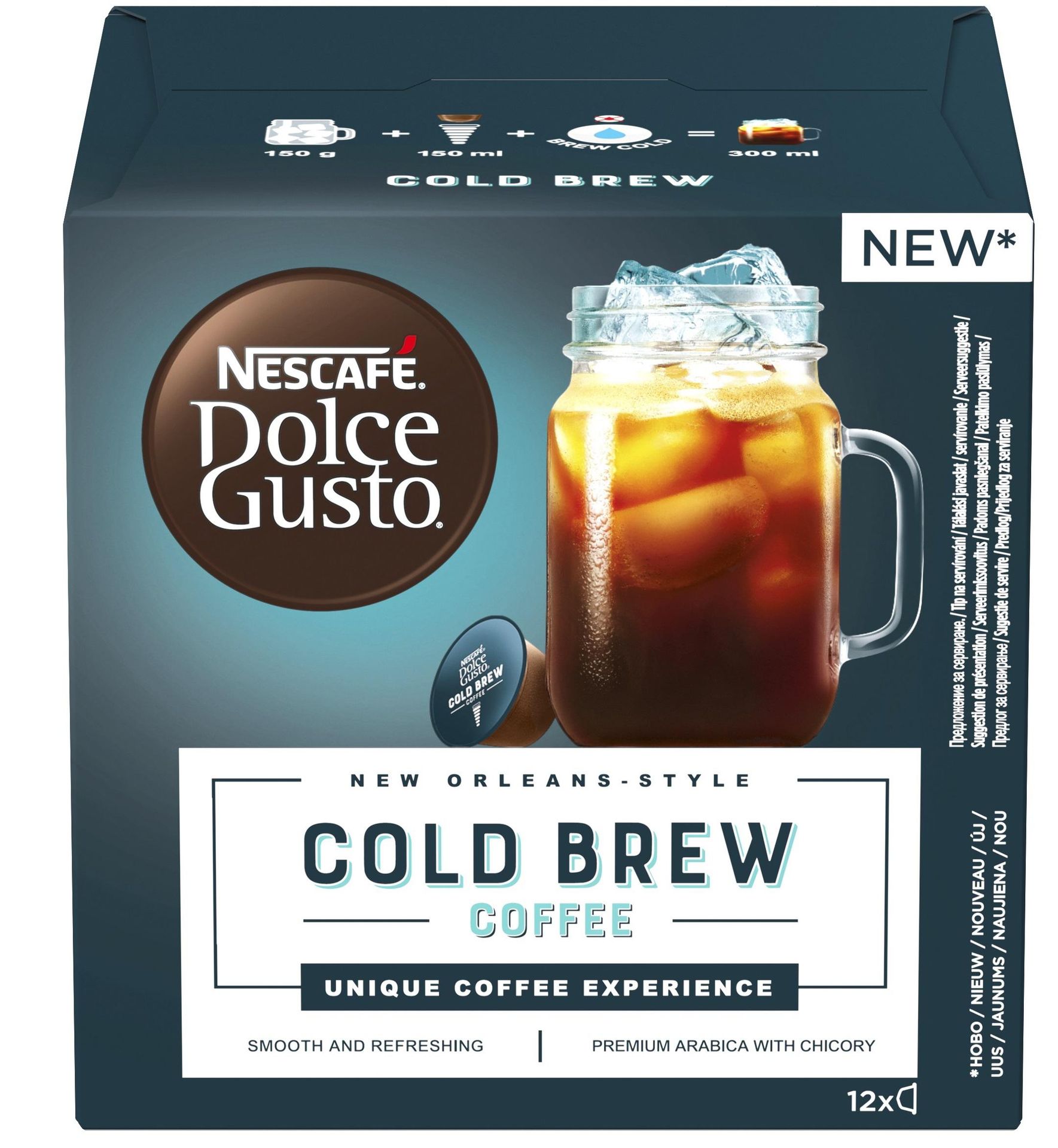 Nescafe Kawa kapsułkowa NESCAFE COLD BREW do Dolce Gusto 12szt.