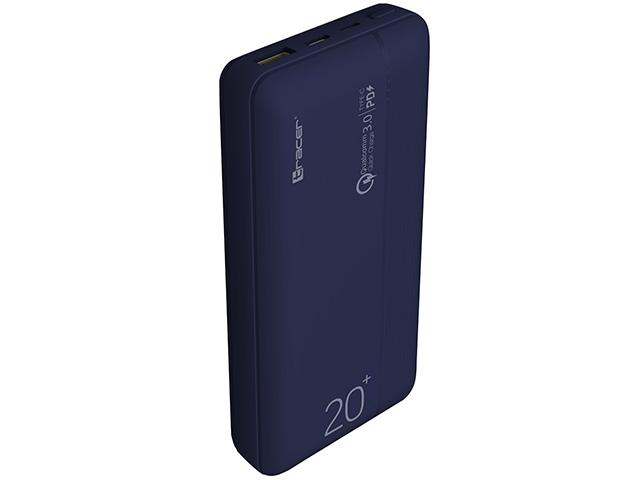 Tracer POWERBANK TRACER 20.000 mAh PD20W QC3.0 Niebieski #
