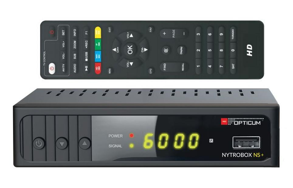 OPTICUM TUNER DVB-T2 RED NYTROBOX NS PLUS
