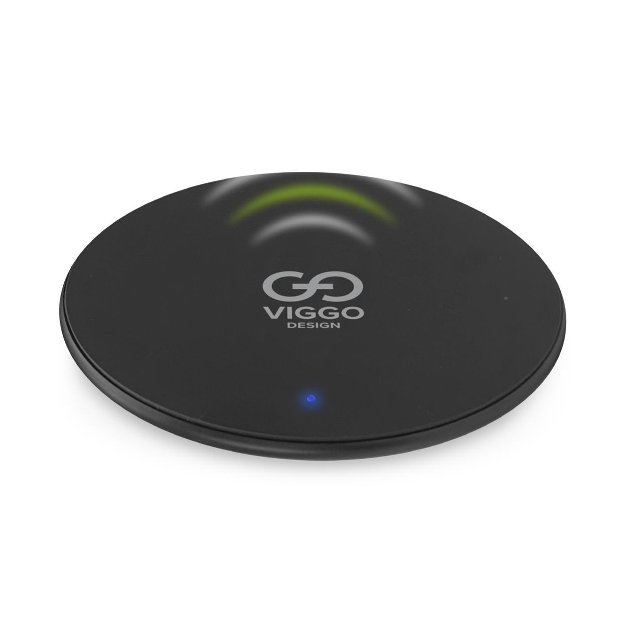VIGGO DESIGN Ładowarka bezprzewodowa VIGGO PREMIUM 15W czarna ^