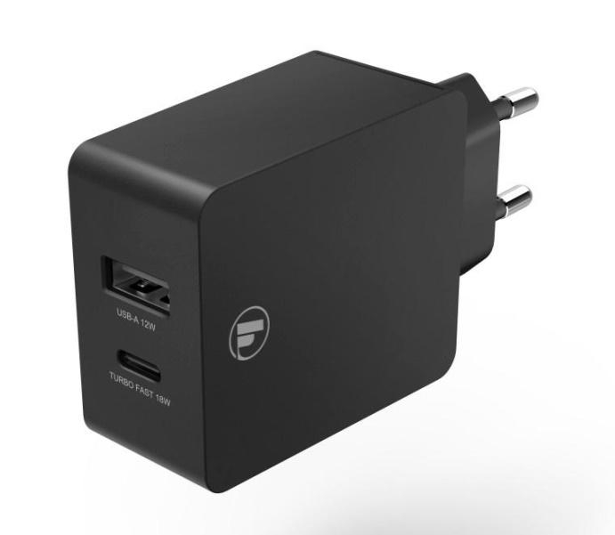 Hama ŁADOWARKA SIECIOWA HAMA 1xUSB-C 1xUSB PD 30W czarna #