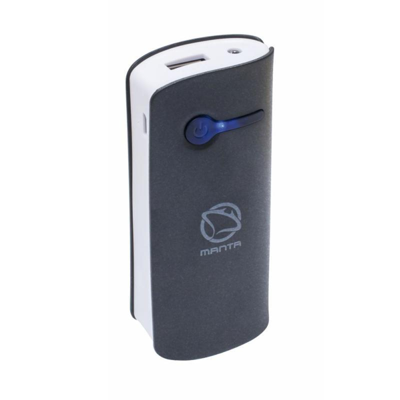 POWERBANK MANTA 5.000 mAh Czarny #