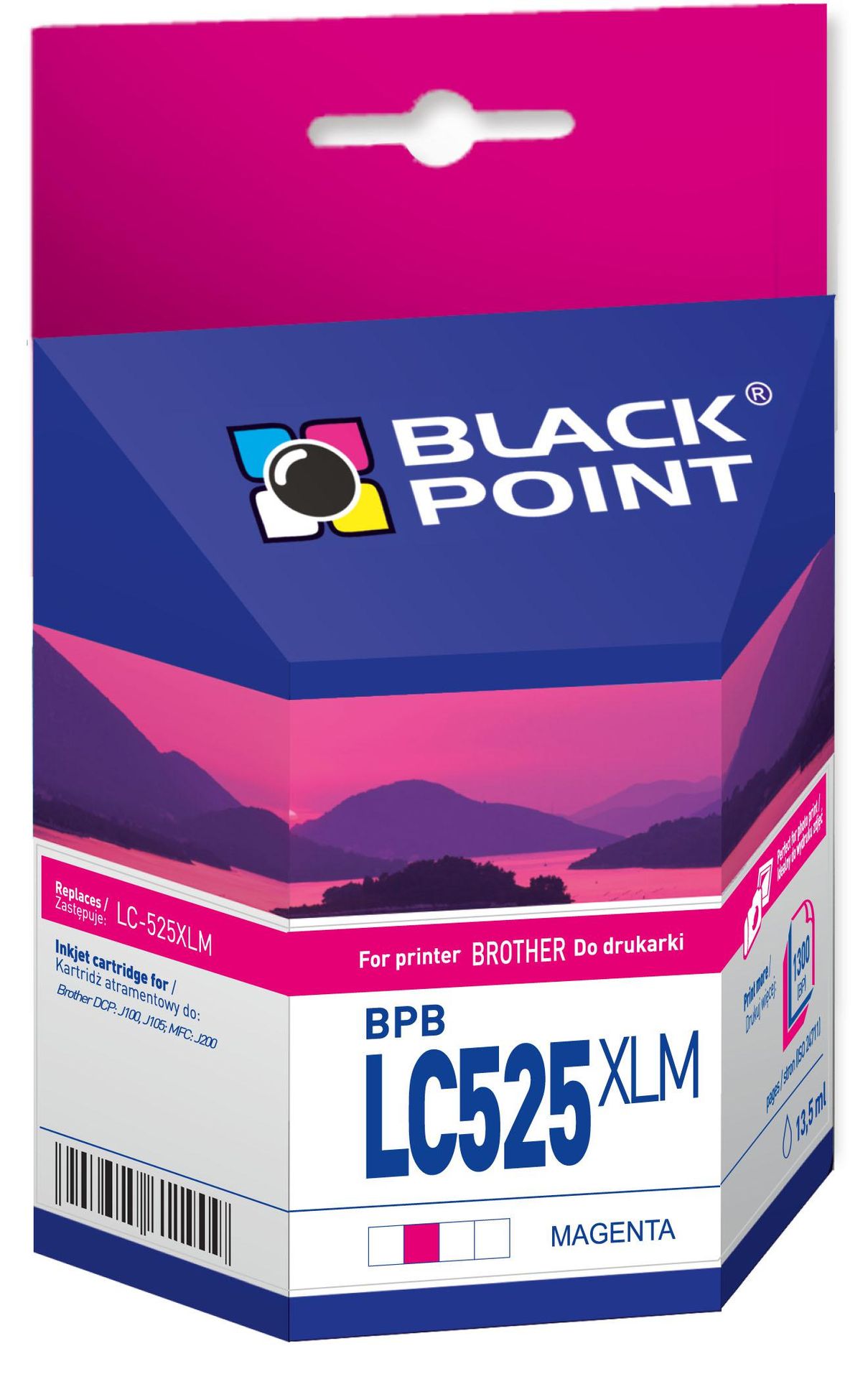 Black Point Tusz BPBLC525XLM Zamiennik Brother LC525XLM