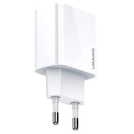 USAMS 1xUSB-C T34 20W 5V-3A PD3.0 Fast Charging biała