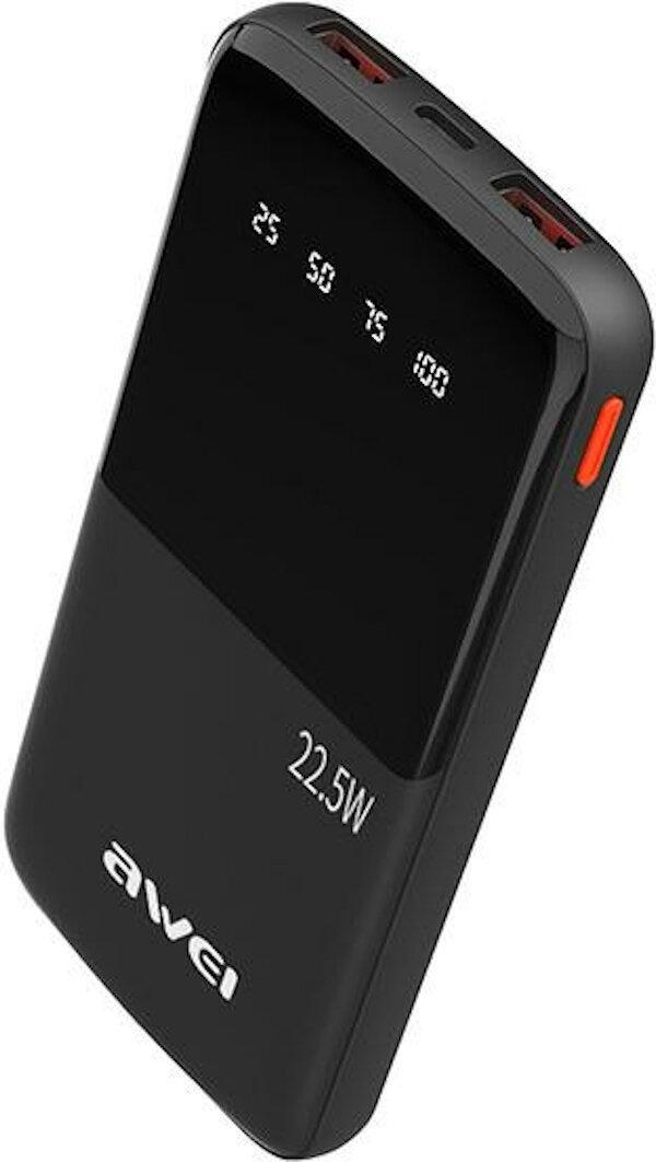 AWEI P10K 10000 mAh 22.5W czarny