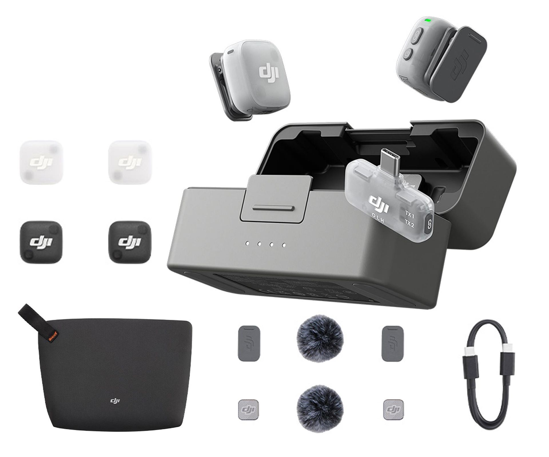 DJI Mic Mini 2 (2 TX + 1 Mobile RX + Etui ładujące) CP.RN.00000532.012 CP.RN.00000532.01