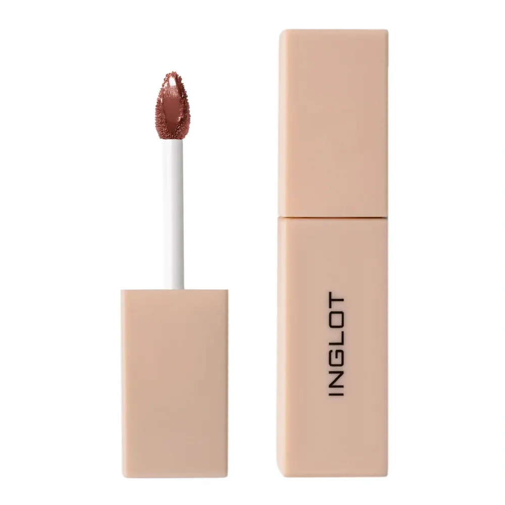 Inglot Glazed Lips SPF50+ pomadka w płynie 87 Hazelnut Mousse 3,5 ml