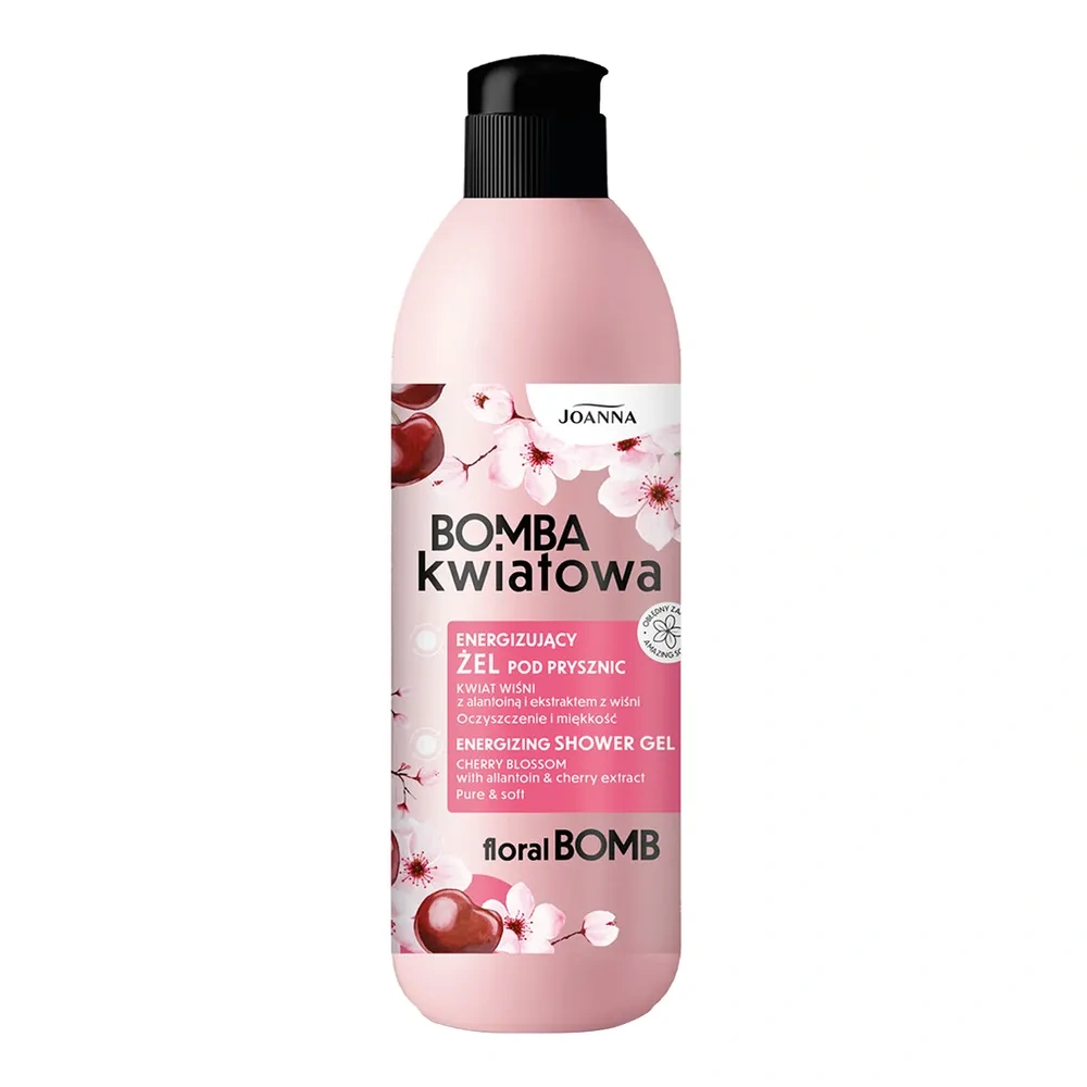 Joanna Bomba Kwiatowa energizujący żel pod prysznic Kwiat Wiśni 500 ml