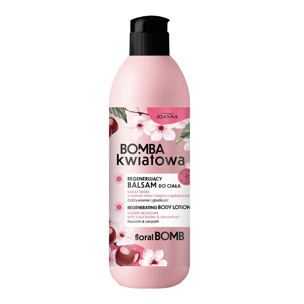 Joanna Bomba Kwiatowa regenerujący balsam do ciała Kwiat Wiśni 500 g