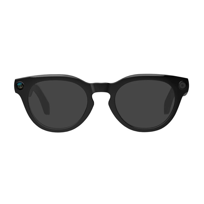 Okulary smart COLMI V03 z aparatem 8 MP, funkcją audio, Bluetooth 5.3, stopniem ochrony IP65 – wersja: okulary przeciwsłoneczne, okrągła oprawka