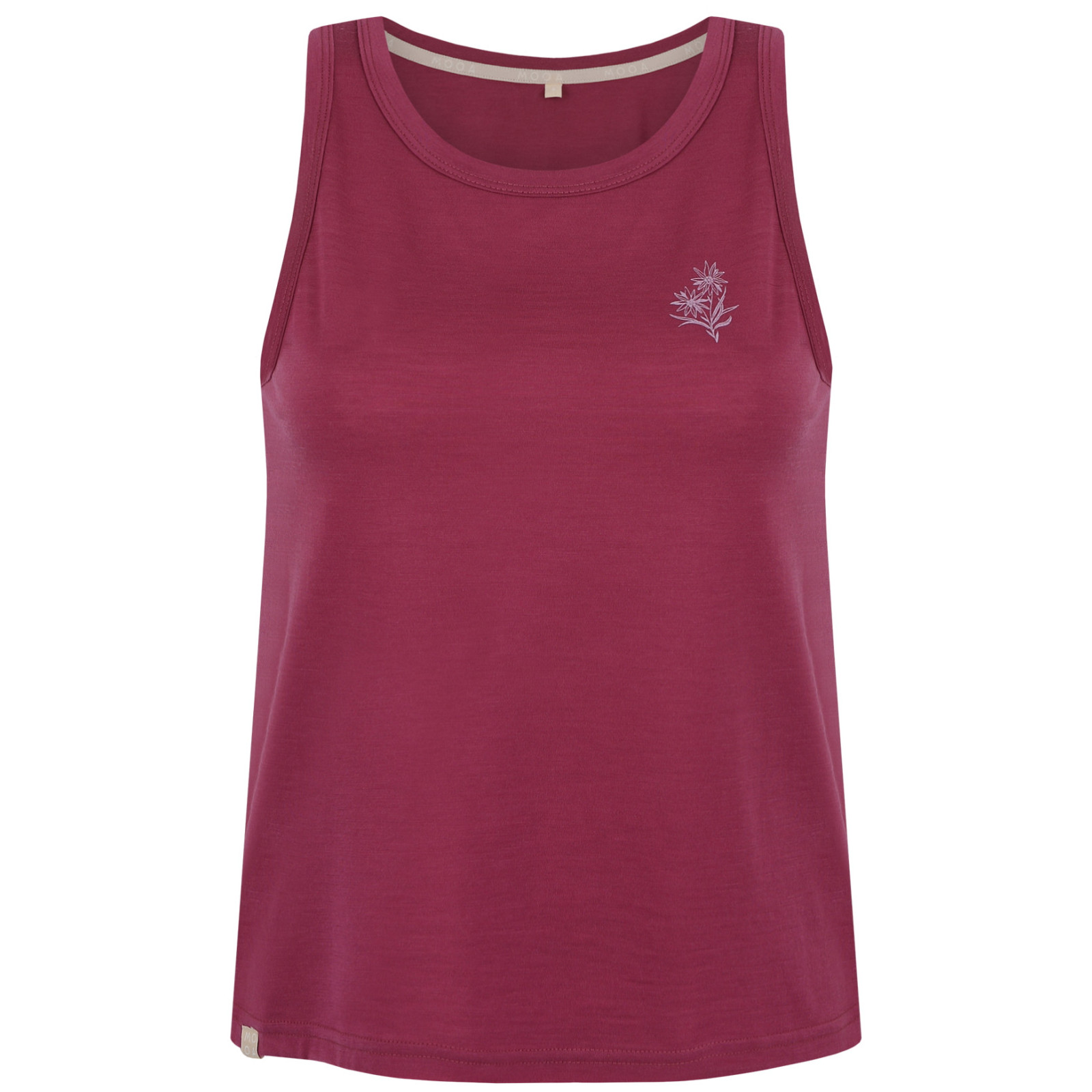 Damski top MOOA Merino Lyolite Edelweiss 150 Rozmiar: XXL / Kolor: różowy