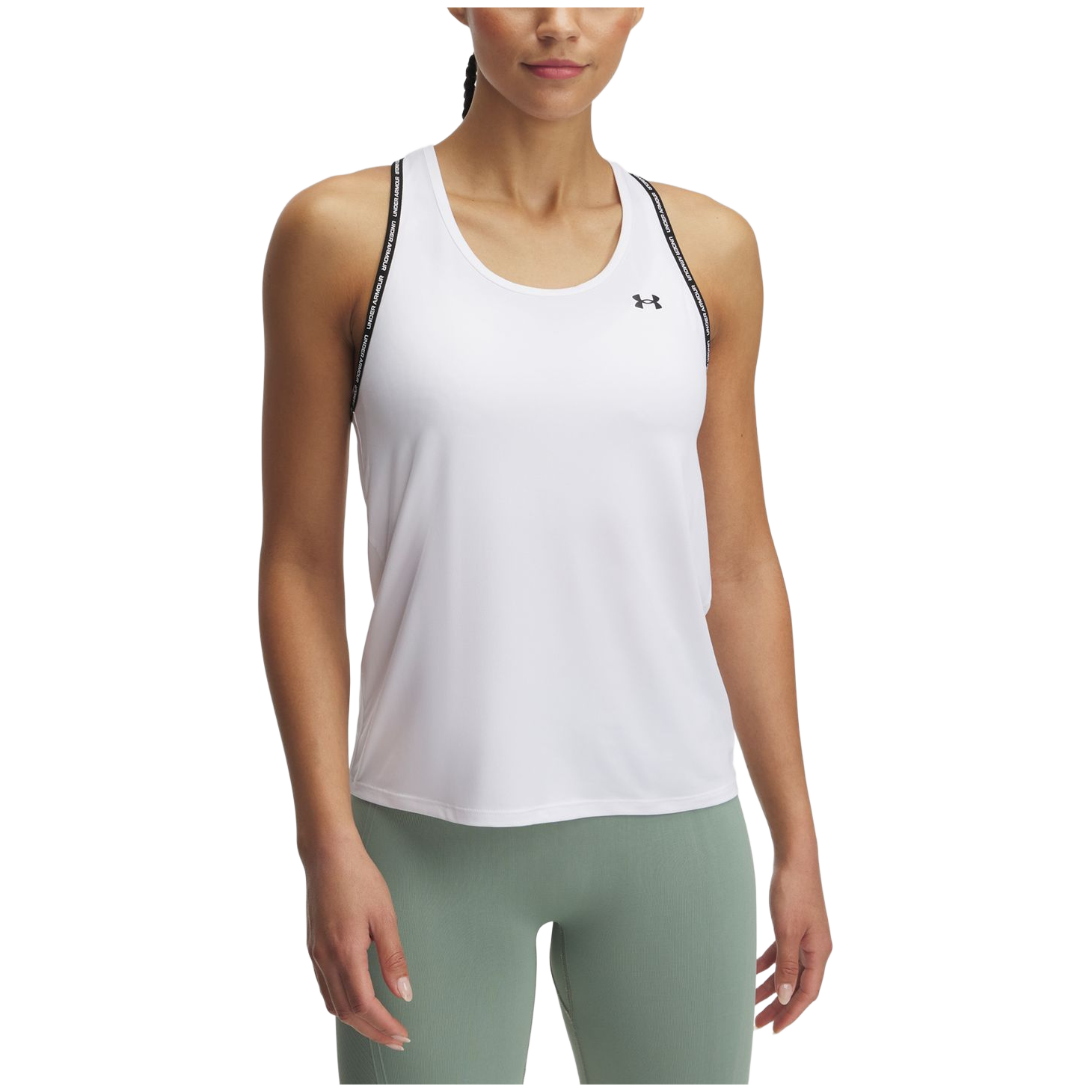 Damski podkoszulek Under Armour Tech Knockout Tank Rozmiar: XS / Kolor: biały/czarny