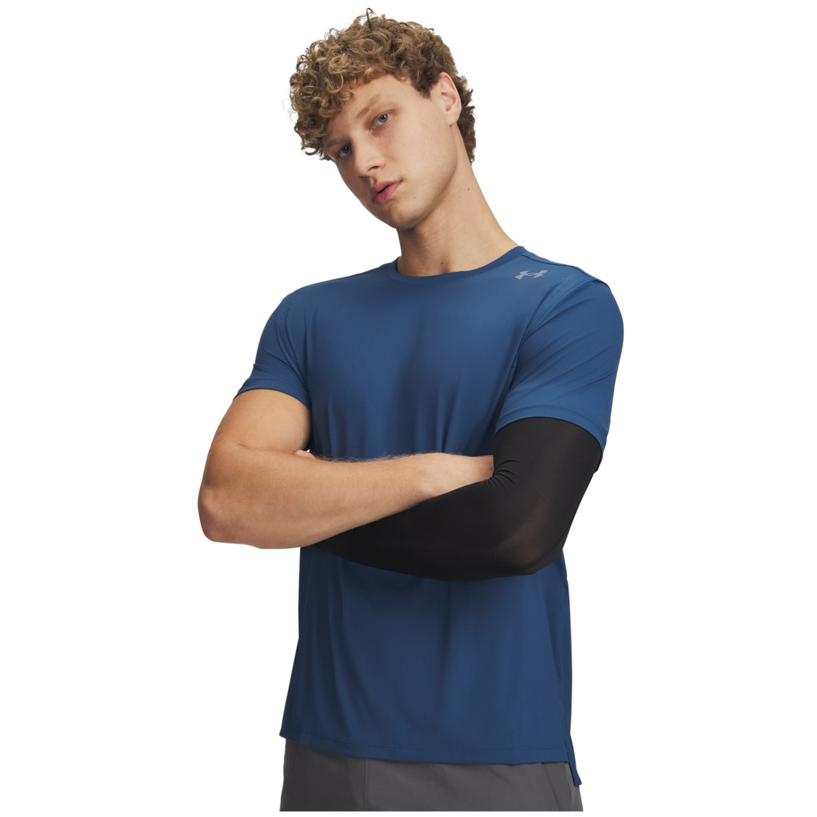 Koszulka męska Under Armour Velociti Pro Shortsleeve Rozmiar: XXL / Kolor: ciemnoniebieski