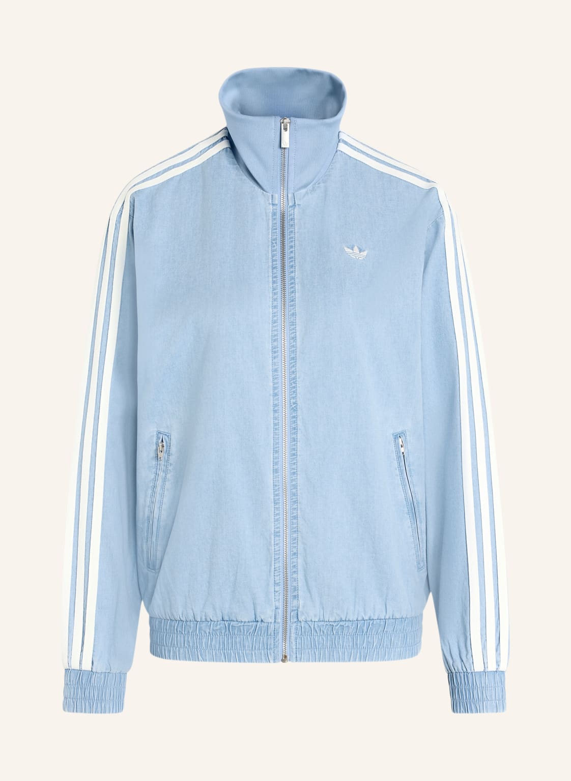 Adidas Originals Kurtka Dżinsowa Adidas Originals Summer Glow Denim Firebird blau