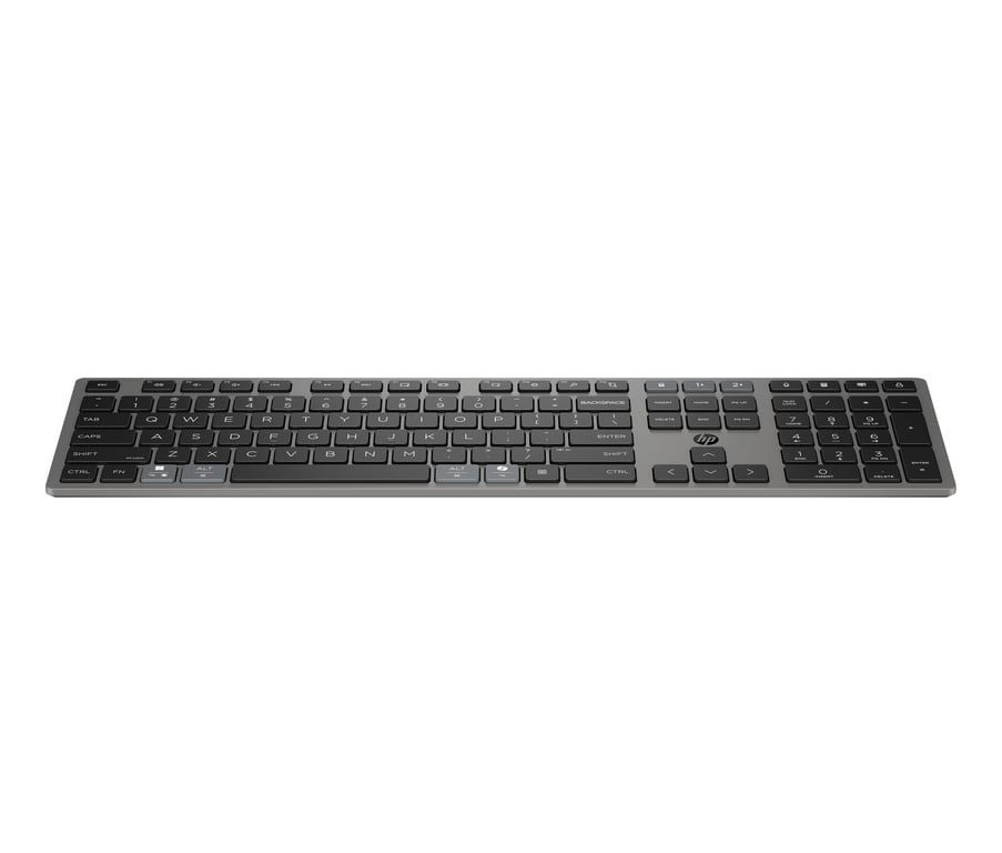 HP KBD 720Multi-DeviceRchrgblWL FR klawiatura Dom/Biuro USB + Bluetooth Czarny 9T5B1AA#ABF