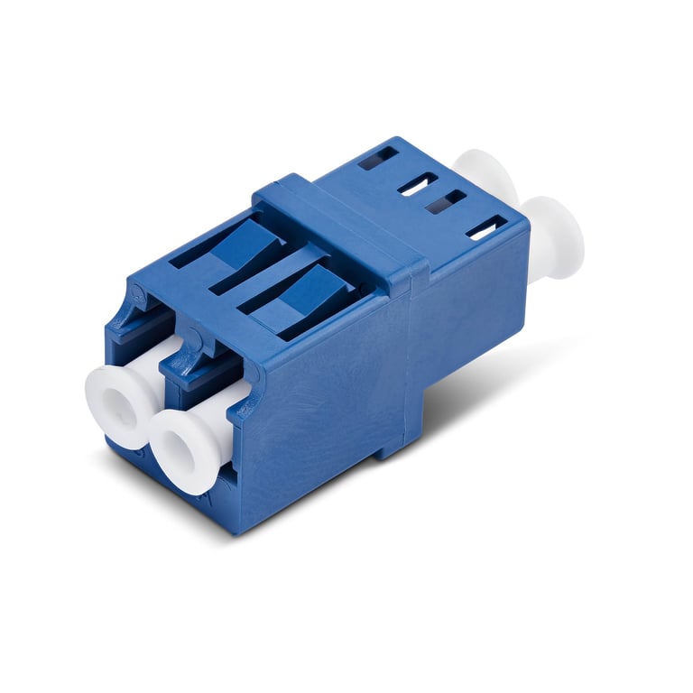 StarTech LCLCSMCOUPLER adapter światłowodowy LC/UPC 1 szt. Niebieski, Biały