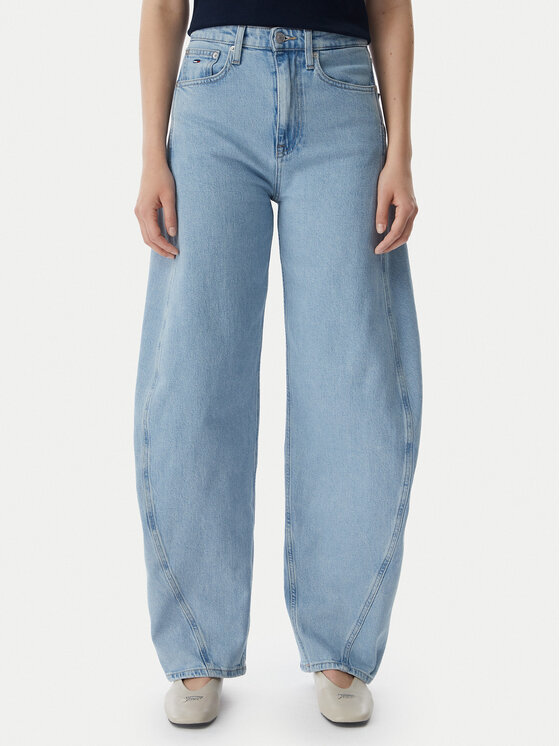Tommy Jeans Jeansy Ella DW0DW23102 Niebieski Barrel Fit