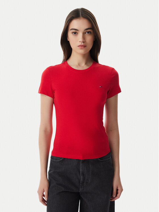 Tommy Jeans Komplet t-shirtów DW0DW21366 Kolorowy Slim Fit