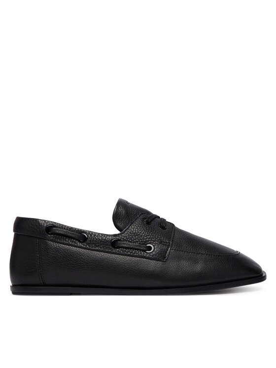 Calvin Klein Półbuty Ess Boatshoe Lth HW0HW03116 Czarny