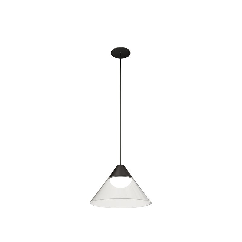 Ark Lampa Wisząca LED Stożkowy Design 6W 3000K Ciepłe Światło Wykończenie Dwukolorowe Czarno Szare Nowoczesne Wnętrza Domowe i Komercyjne 143