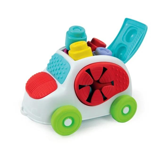 Clemmy Soft. Autko sensoryczne z klockami