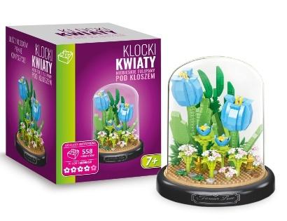 Klocki niebieskie tulipany 558el