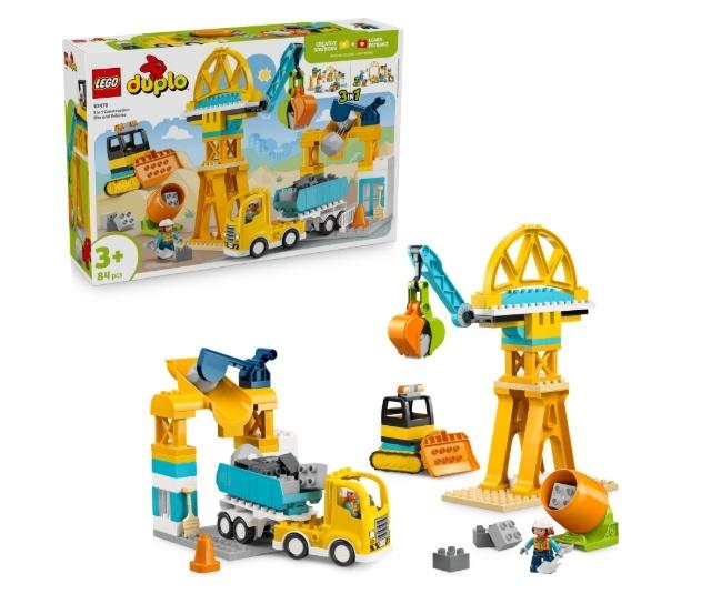 LEGO DUPLO 10476 Plac budowy z pojazdami 3w1