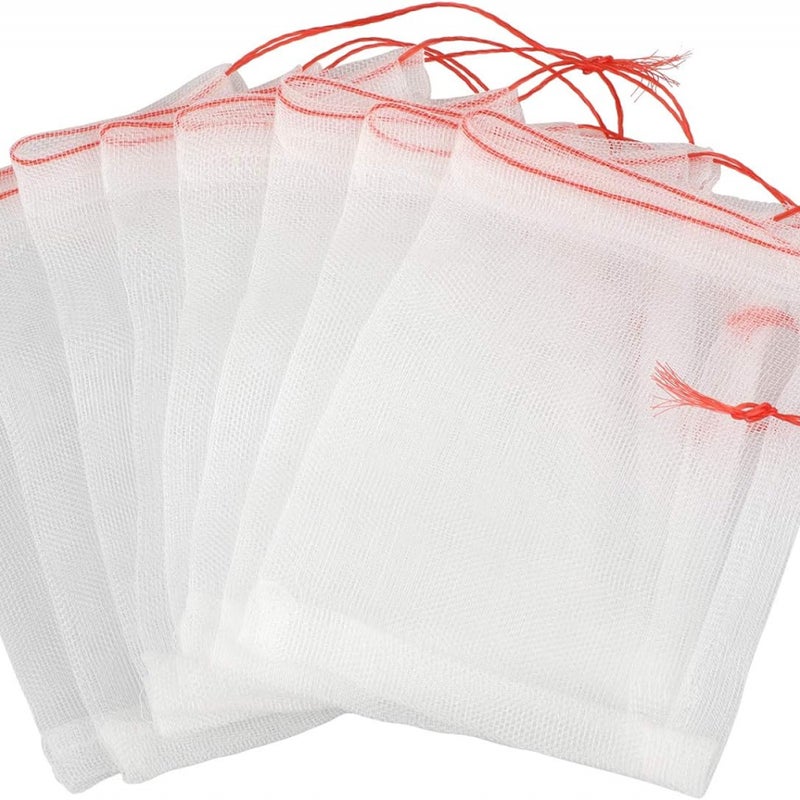 50 sztuk 10x15 cm Siatka na owady Moskitiera Bariera Torba Rośliny Owoce Torba ochronna Siatkowa mała torba ogrodowa