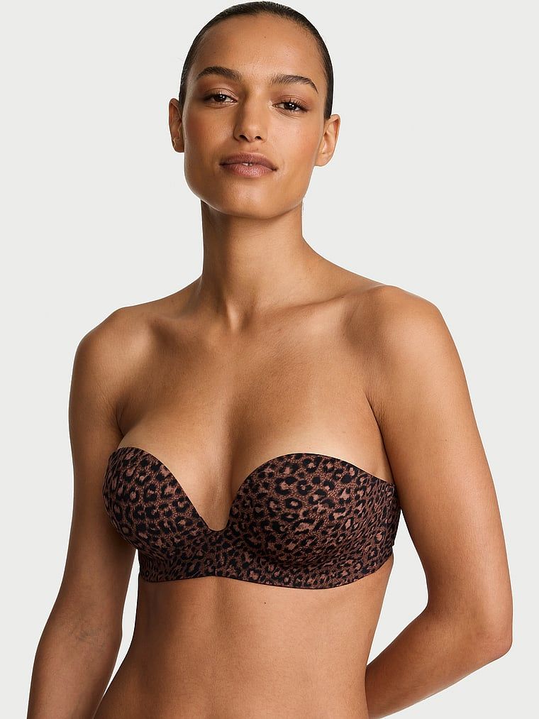 Victoria's Secret Bare Biustonosz push-up bez ramiączek powiększający o 2 rozmiary Bombshell