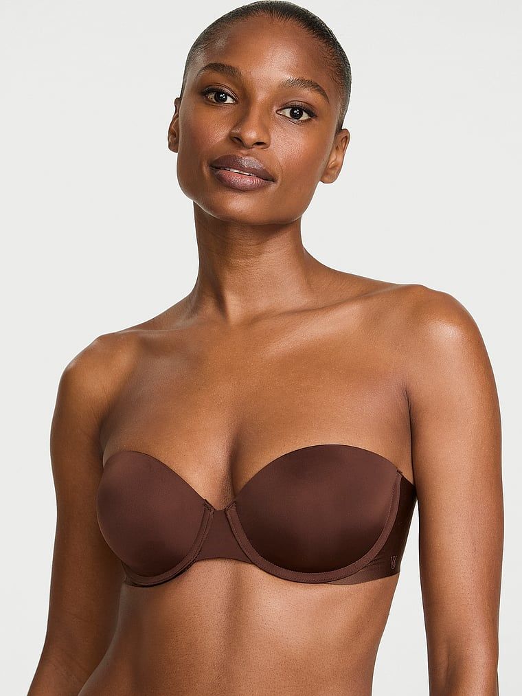 Invisible by Victoria's Secret Biustonosz push-up bez ramiączek Uplift Strapless