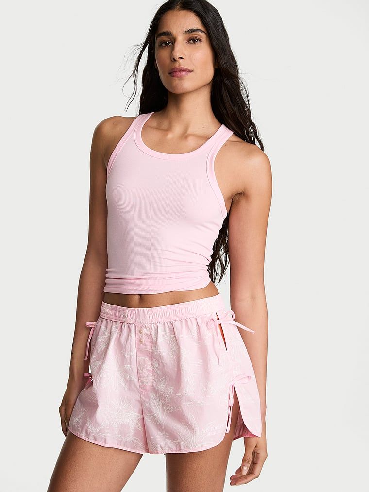 Victoria's Secret Szorty od piżamy bawełniane Mix & Match Heritage