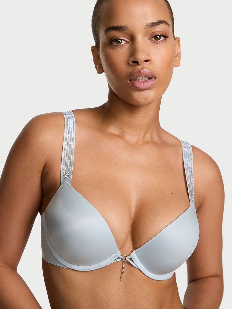 Very Sexy Biustonosz push-up powiększający o 2 rozmiary Bombshell Ombre Shine Strap