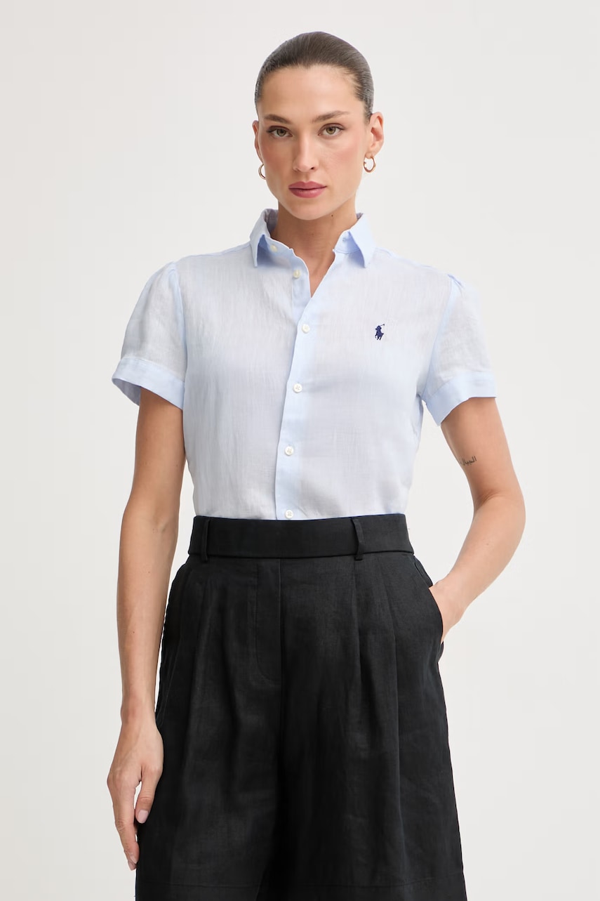 Polo Ralph Lauren PD LINEN-WVN-SHIRT koszula lniana damska