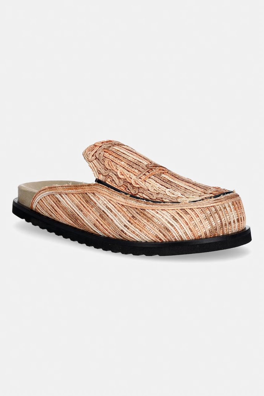 Filling Pieces klapki męskie skórzane Clog Panier