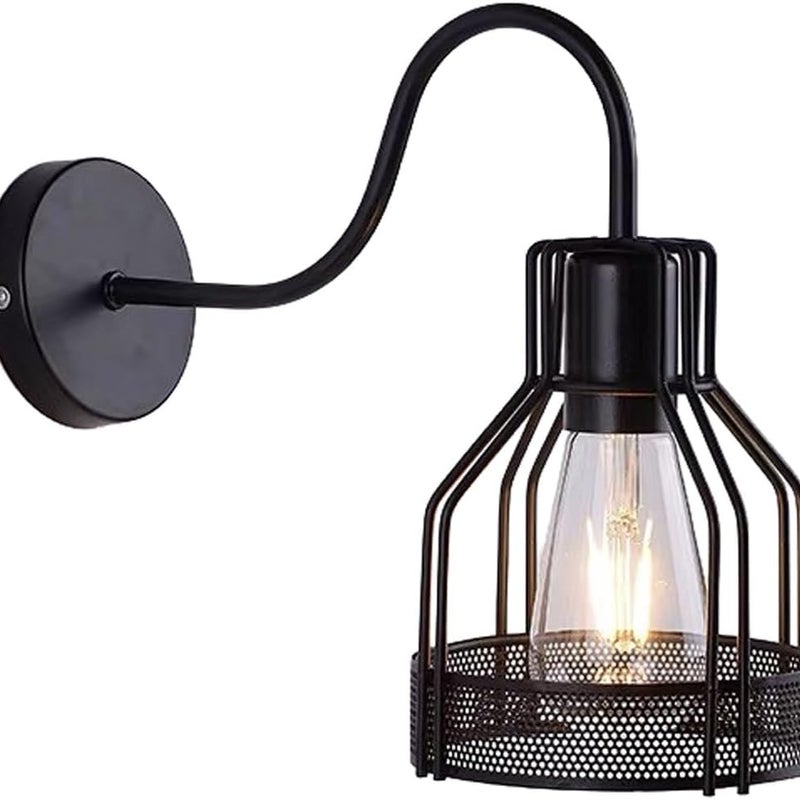Ta lampa ścienna nawiązuje do amerykańskiego stylu retro industrialnego, dzięki czemu idealnie sprawdzi się w kawiarniach, korytarzach i innych podob