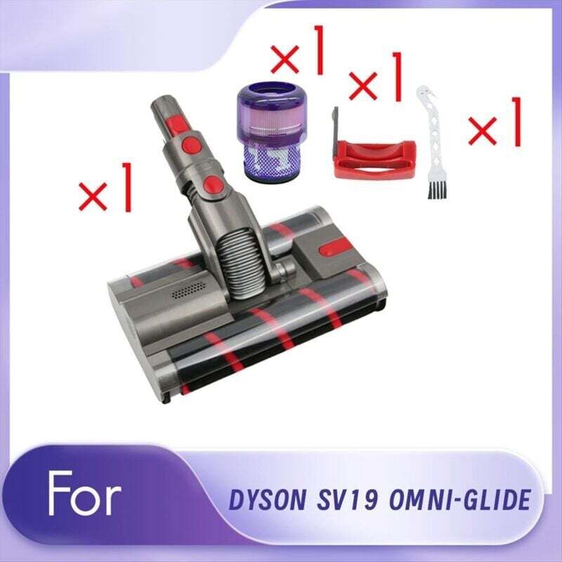 Szczotka dwuwałkowa + wyłącznik blokujący + filtr SV19 do głowicy odkurzacza SV19 OMNI-GLIDE